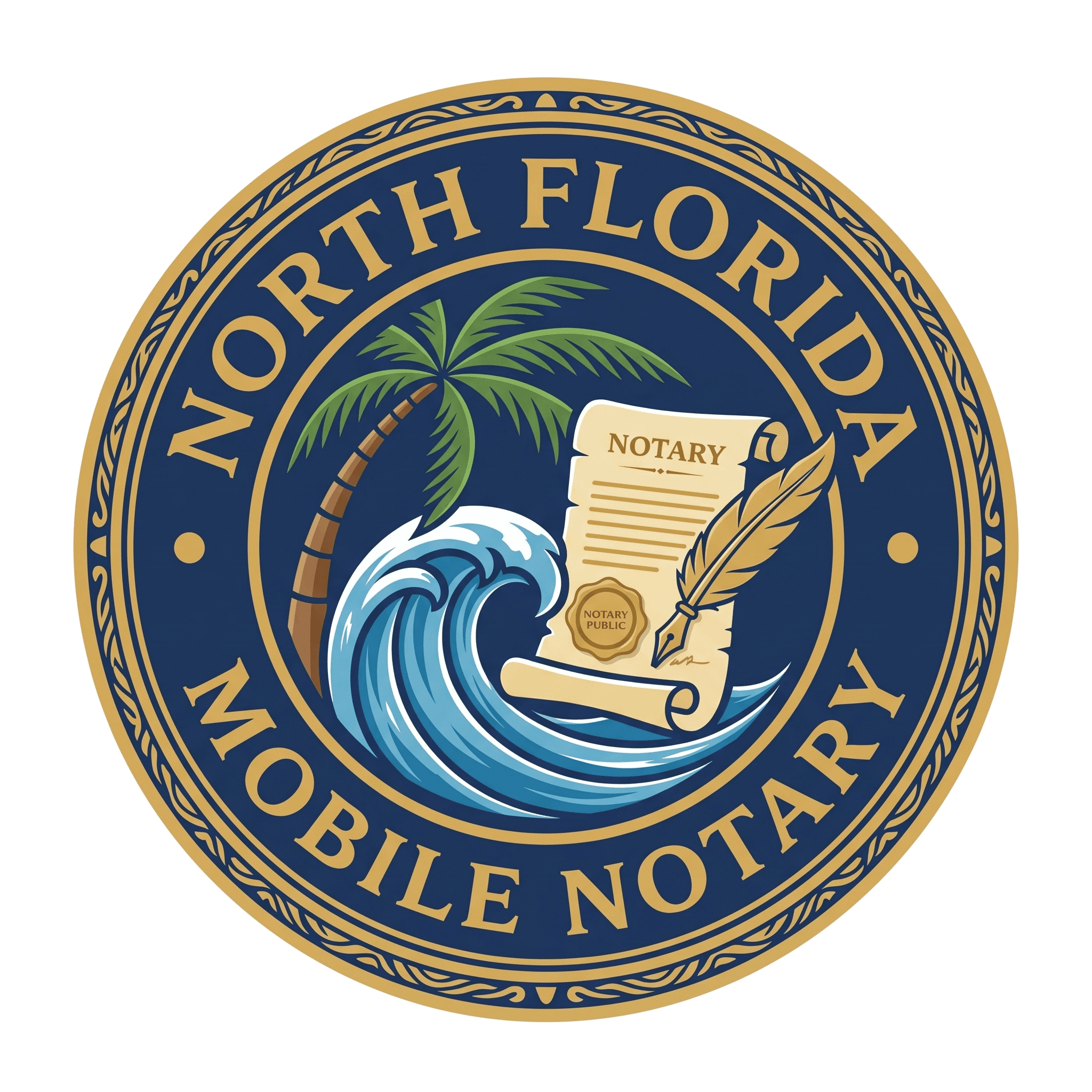 North Florida Mobile Notary Logo